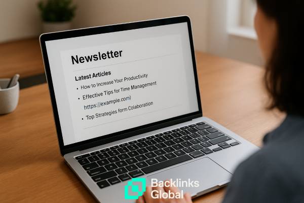 backlinks desde newsletters